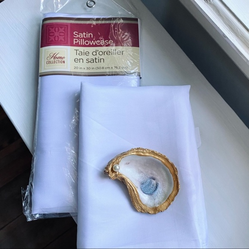NWT Silky Satin Pillow Cases 20" x 30" by Home Collection